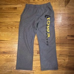 Iowa Hawkeyes grey sweatpants
